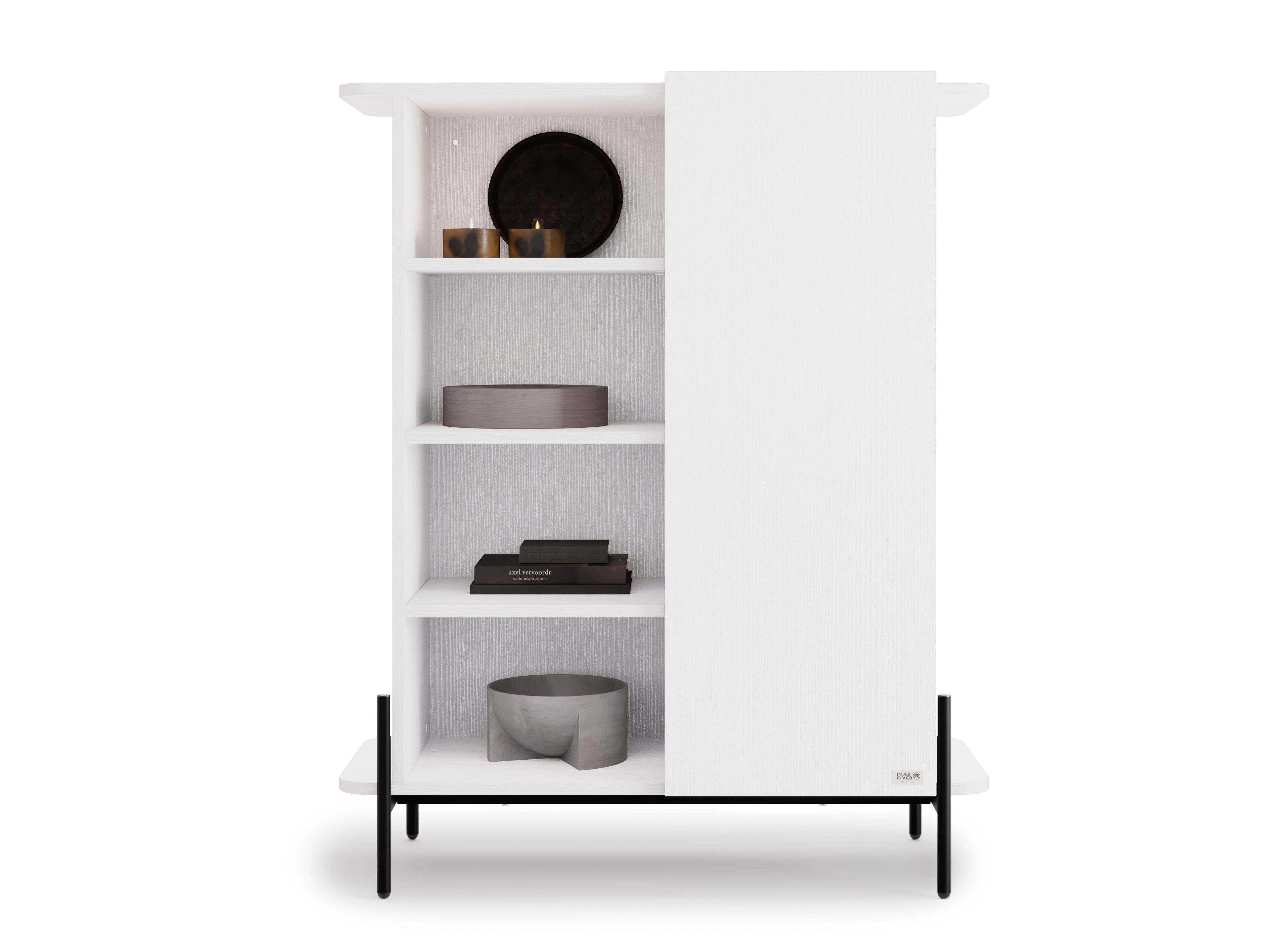 Буфет из меламиновой ткани с распашными дверцами Mobili Fiver OLIVA ARCH-00072799 - Вид №4