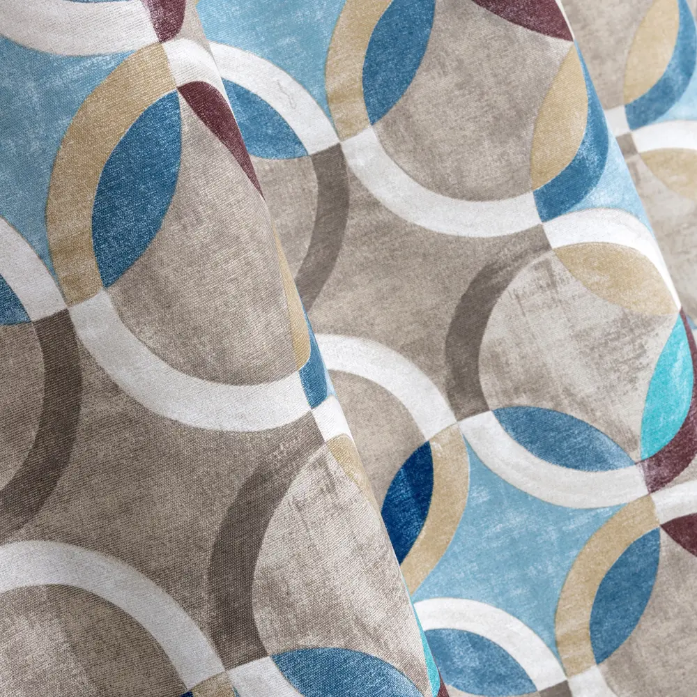 Штора на ленте для кухни Ритм блюз 136x180 см цвет мультиколор Altali STLM-2114956 - Вид №5