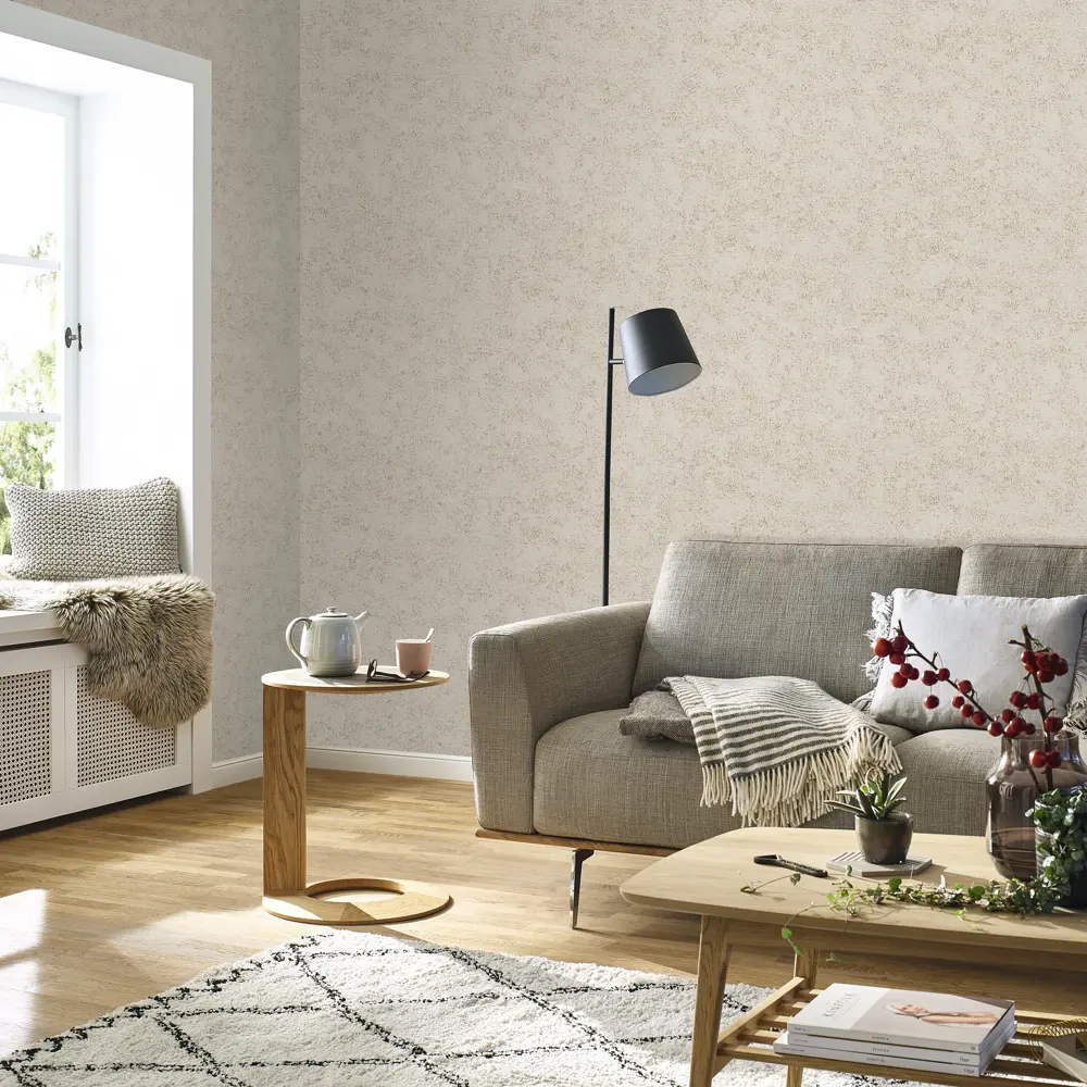 Обои флизелиновые Inspire Elise бежевые 1.06 м Paper 2 STLM-2036942 - Вид №3