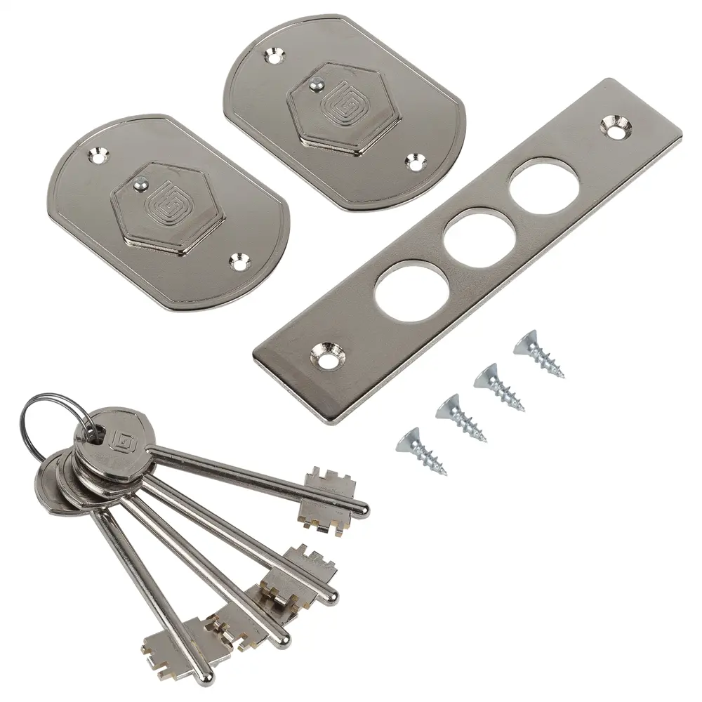 ГАРДИАН-1001: Врезной сувальдный замок с защитой от взлома 16112293 STLM-0006560 - Вид №1