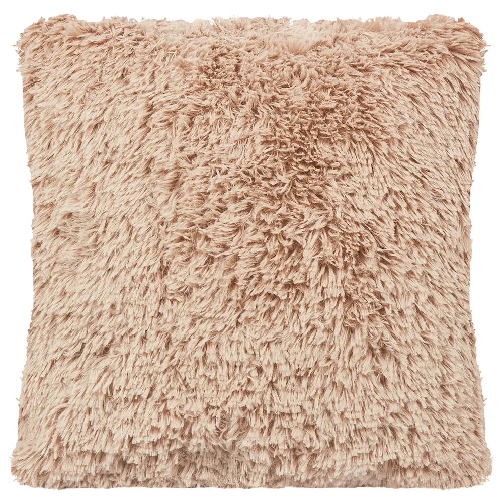 Подушка Искусственный мех 40x40 см цвет серо-коричневый 82745296 STLM-2037402 Eclair 