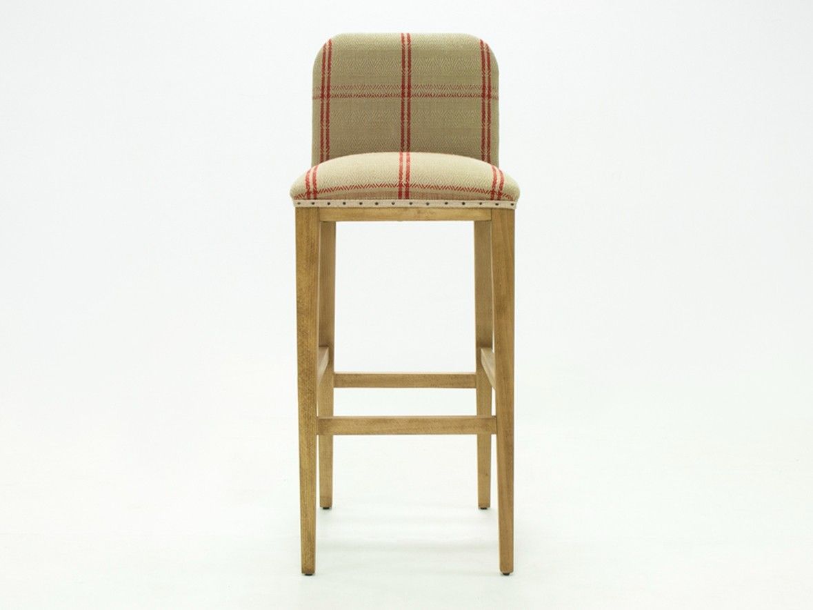 Высокий тканевый табурет с подставкой для ног со спинкой CREARTE COLLECTIONS Mauro Essence ARCH-00020122 - Вид №2