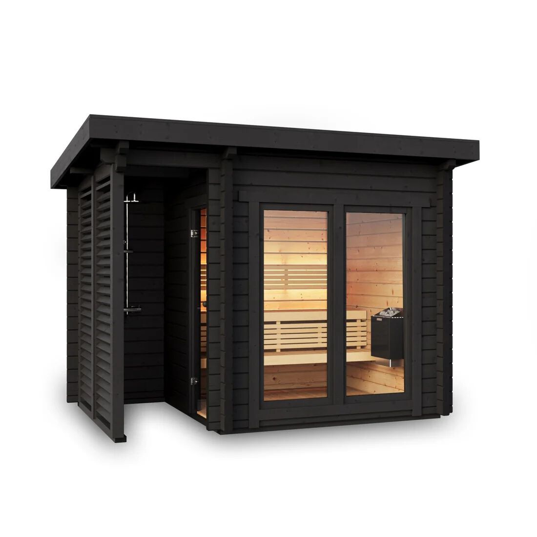 Деревянная сауна на открытом воздухе Saunamo Deluxe ARCH-00099955 - Вид №1