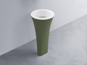 AMLA45-BL+AMPILT-PM+AMCOLT-AG Раковина Amedeo Tondo отдельностоящая cielo Enjoy + Amedeo