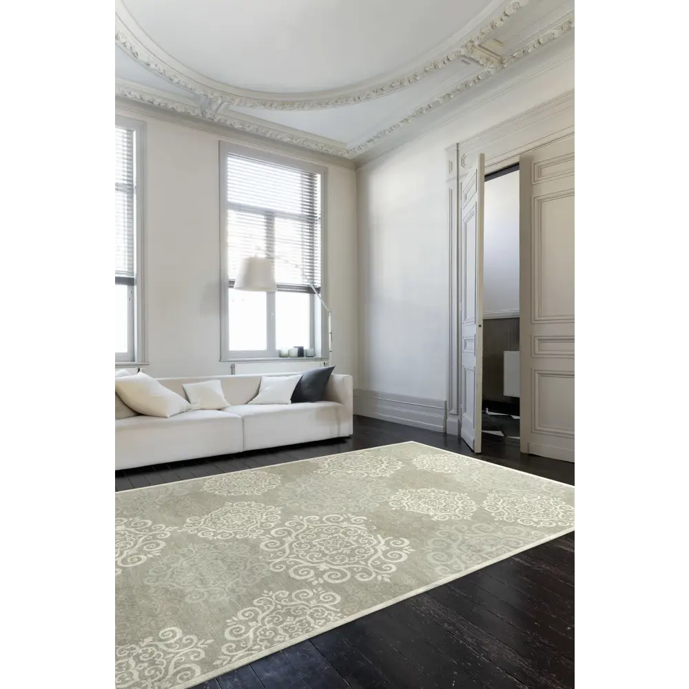 Ковер вискоза Genova 001-655590 240x340 см цвет бежевый RAGOLLE STLM-2032976 - Вид №4