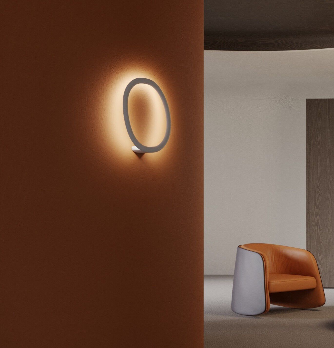 Полиуретановый настенный светильник / потолочный светильник Leucos OR ARCH-00044289 - Вид №5