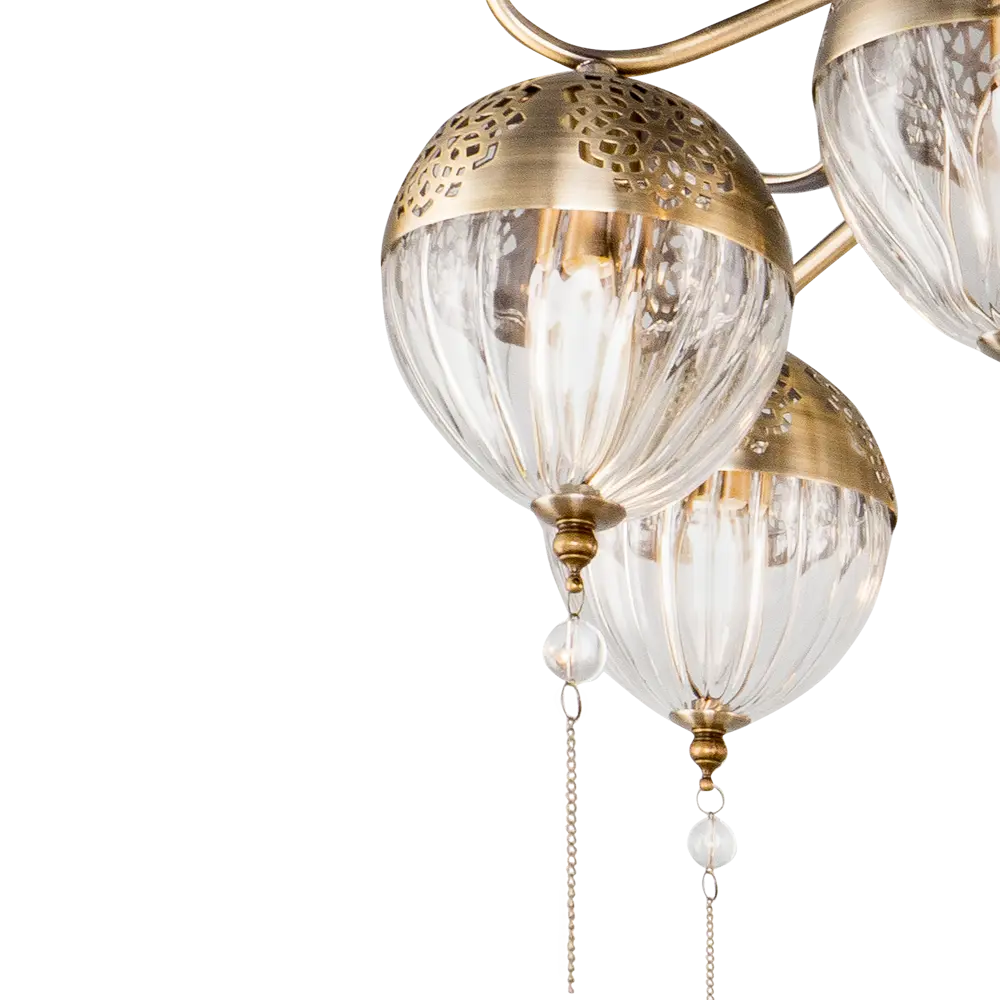 Люстра «Faberge» 594/8PL 8хЕ14х40 Вт цвет античная бронза Escada STLM-2025222 - Вид №5