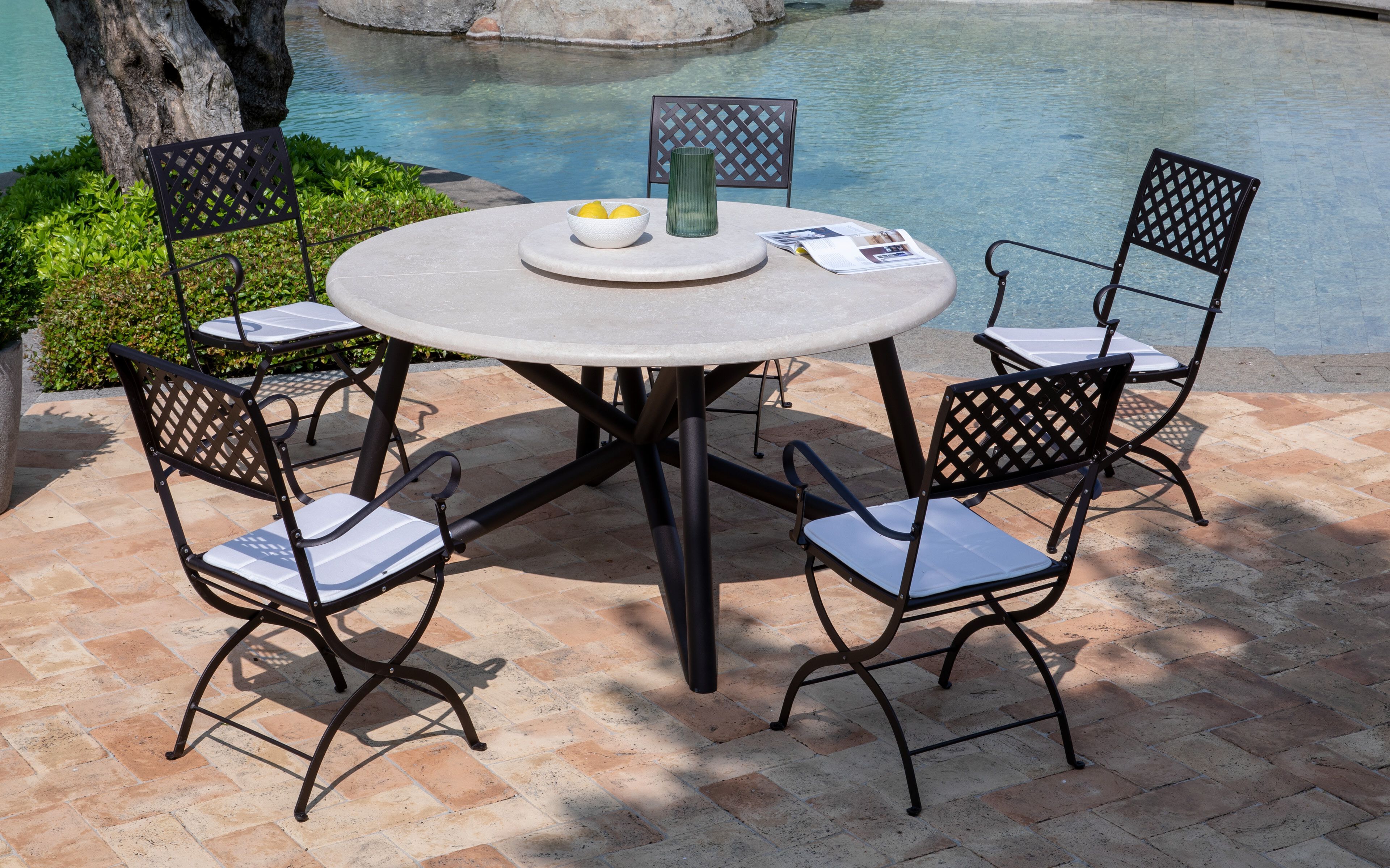 Ткань сплошной цвет подушка для стула VELTHA® MOTUS ARCH-00056997