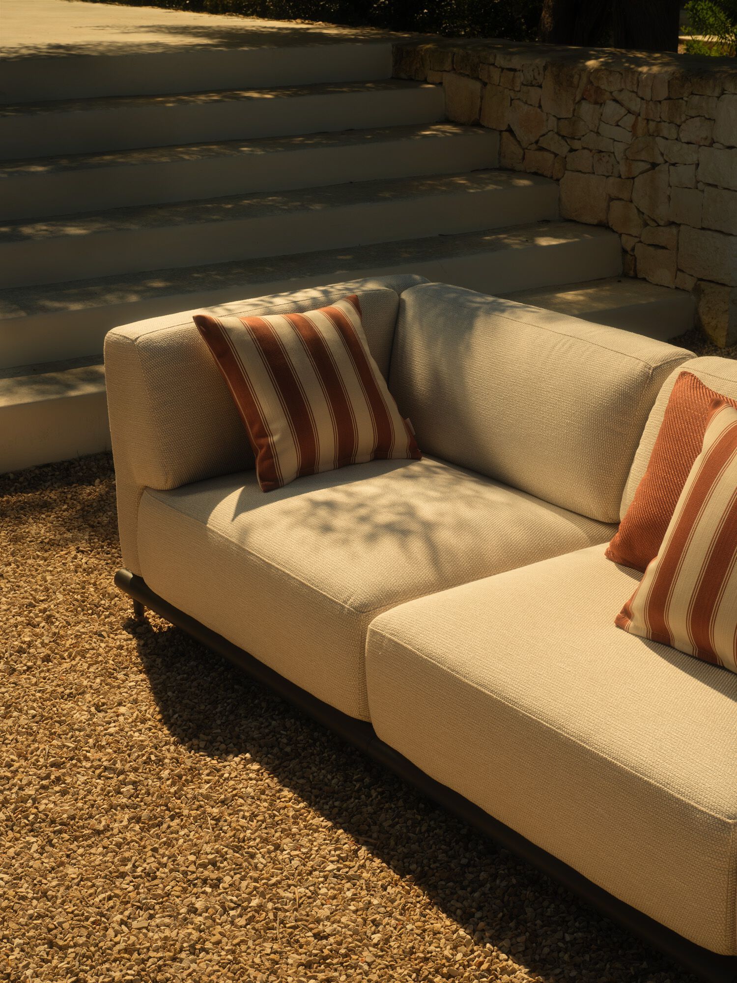 Тканевый модульный угловой садовый диван Unopiù Давос ARCH-00005831 - Вид №9