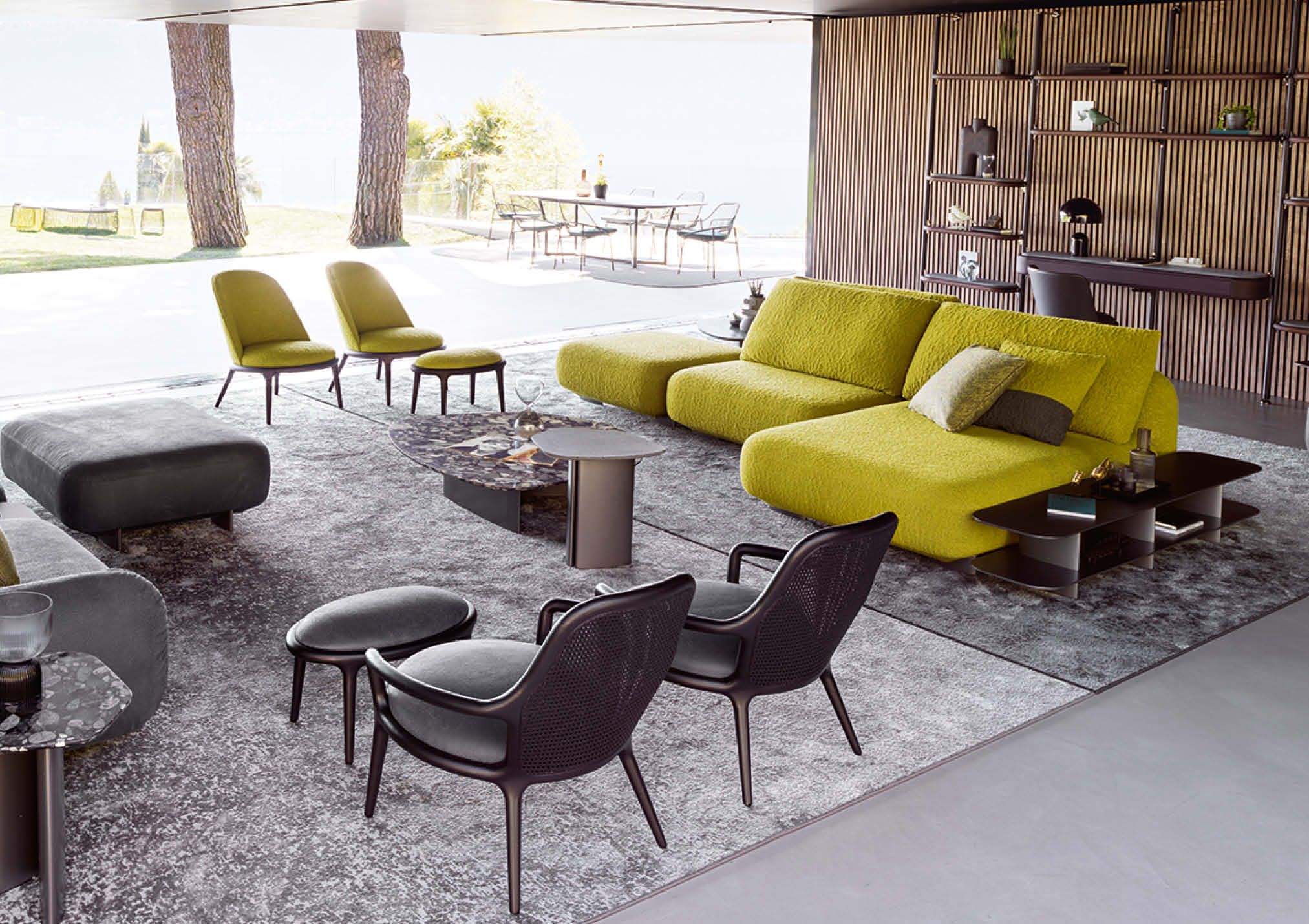 Модульная ткань двухсторонний диван BertO IGGY ARCH-00110942 - Вид №4