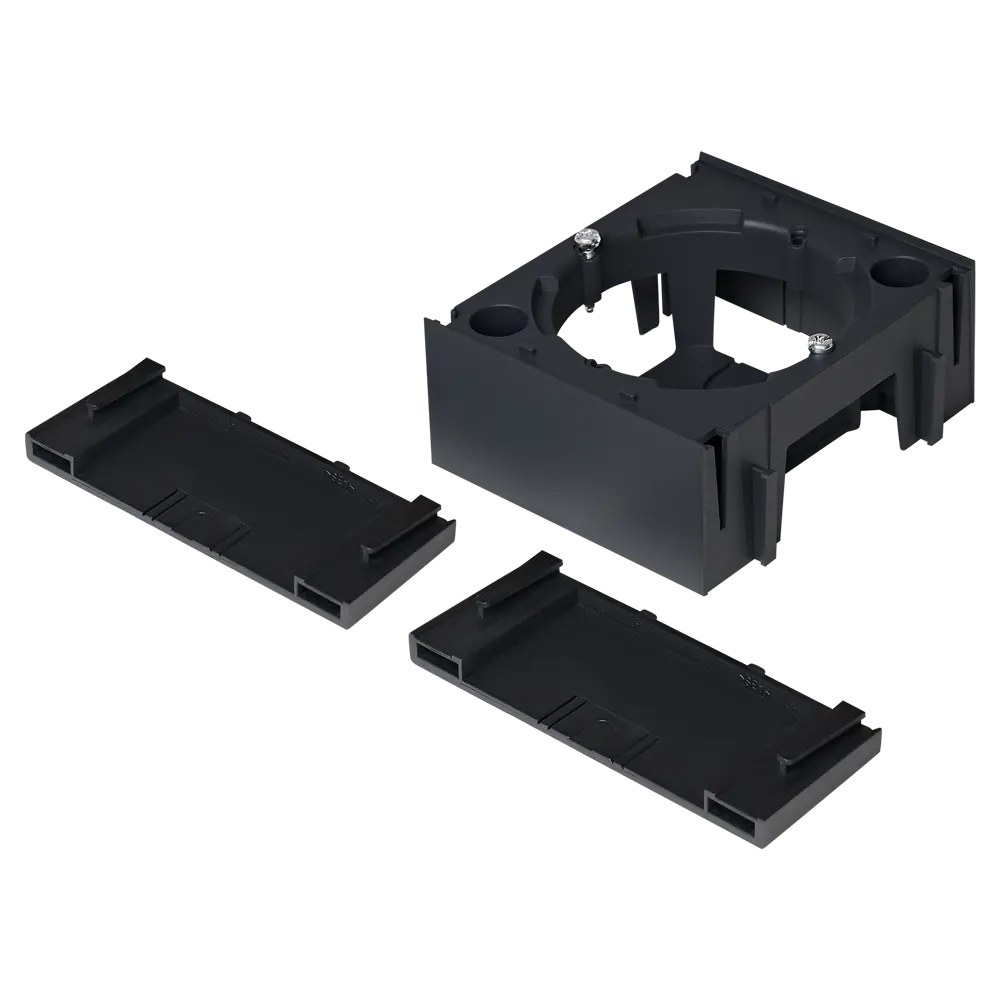 Монтажная коробка под выключатель или розетку Systeme Electric AtlasDesign 85x85 мм IP20 цвет базальт STLM-2006911 - Вид №1