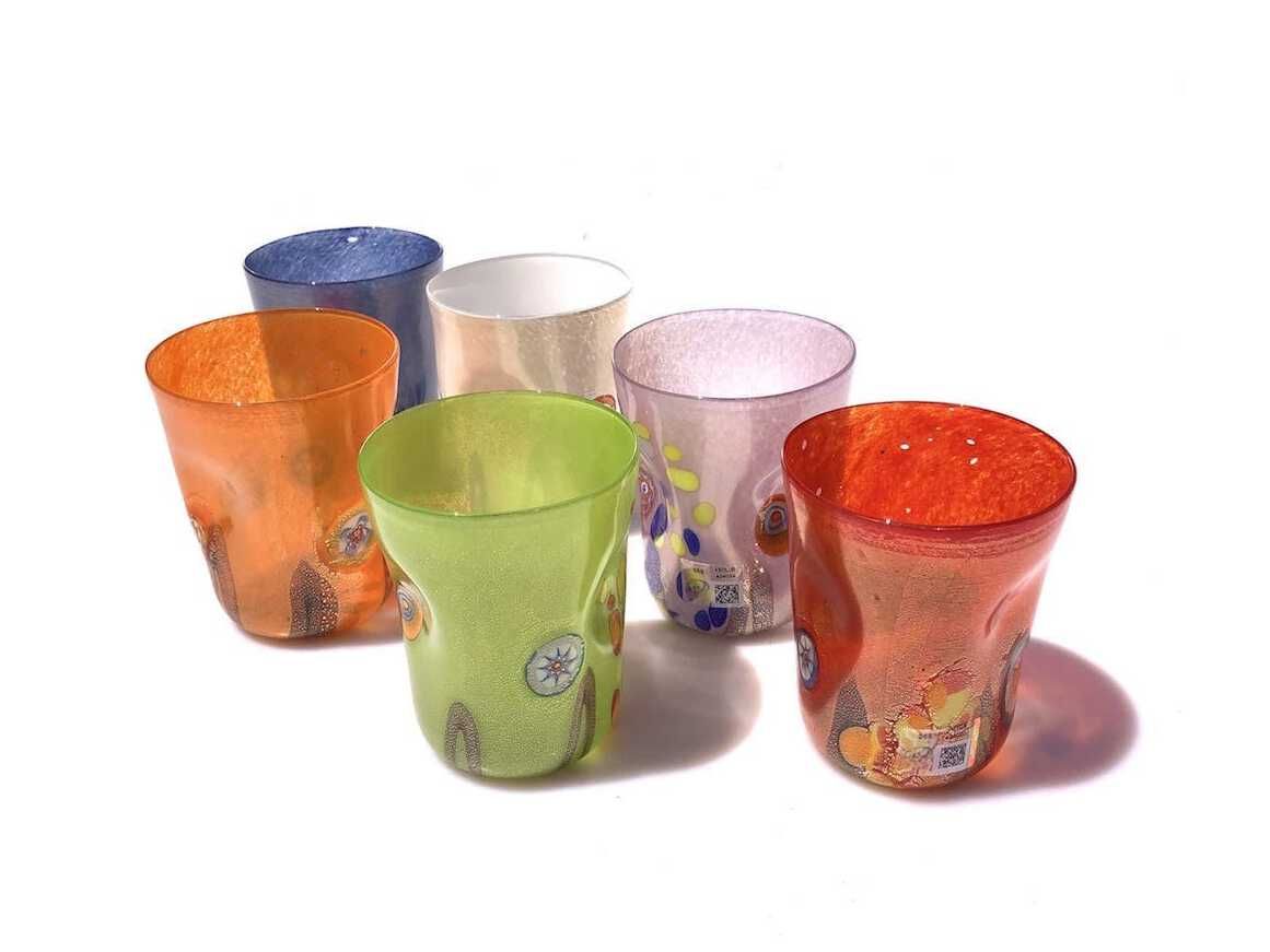 Набор из шести стаканов из муранского стекла ручной работы YourMurano готы ARCH-00072836