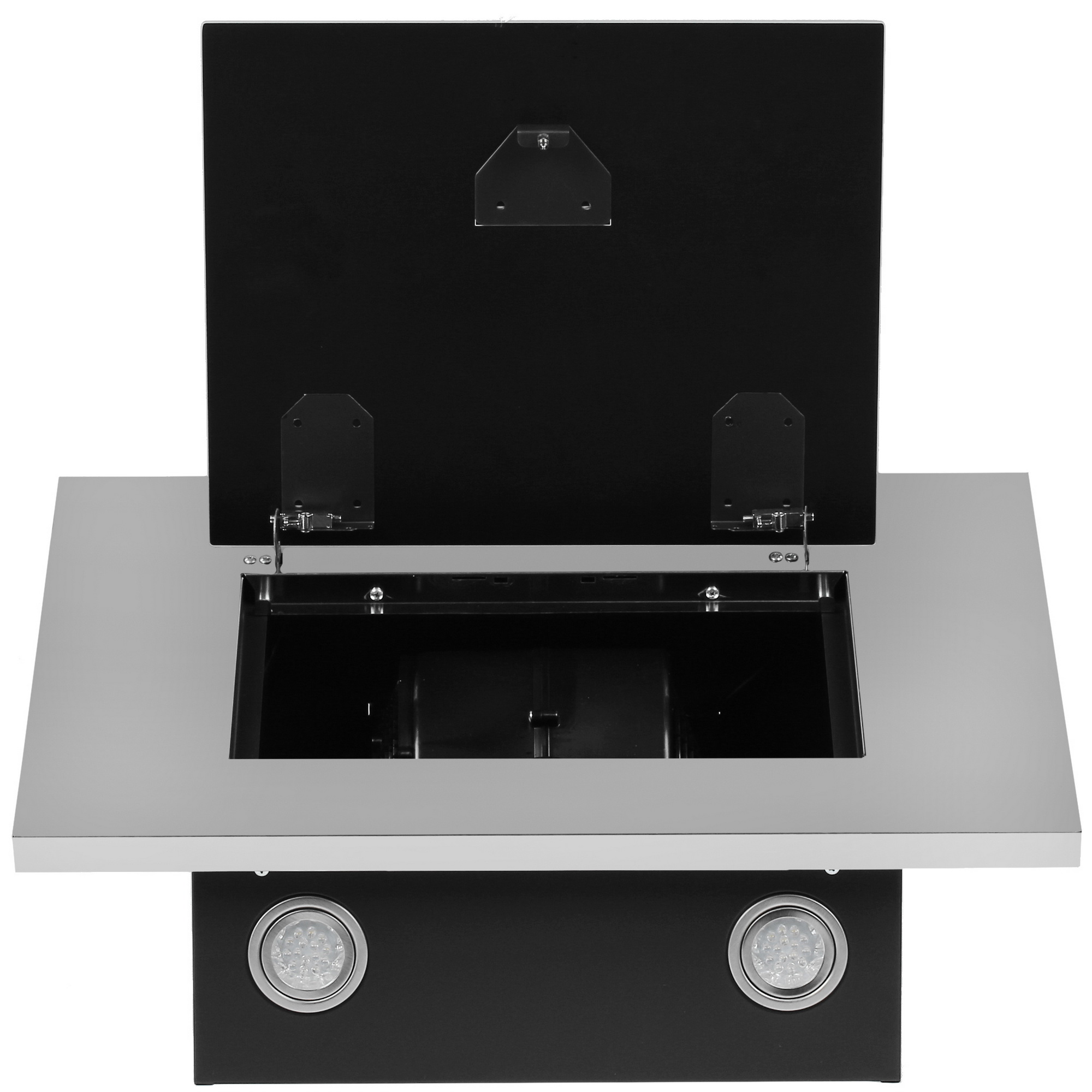 8128182 Вытяжка наклонная Indesit IHVP 6.4 LL K черный/серебристый STDN-0139357 - Вид №7