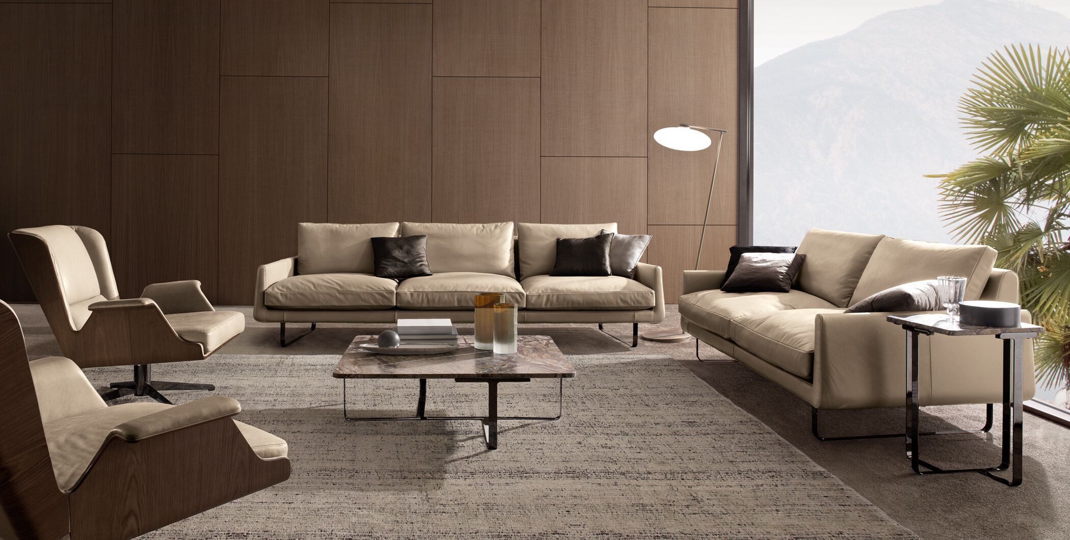 Мраморный низкий журнальный столик i 4 Mariani Джошуа ARCH-00033109 - Вид №3