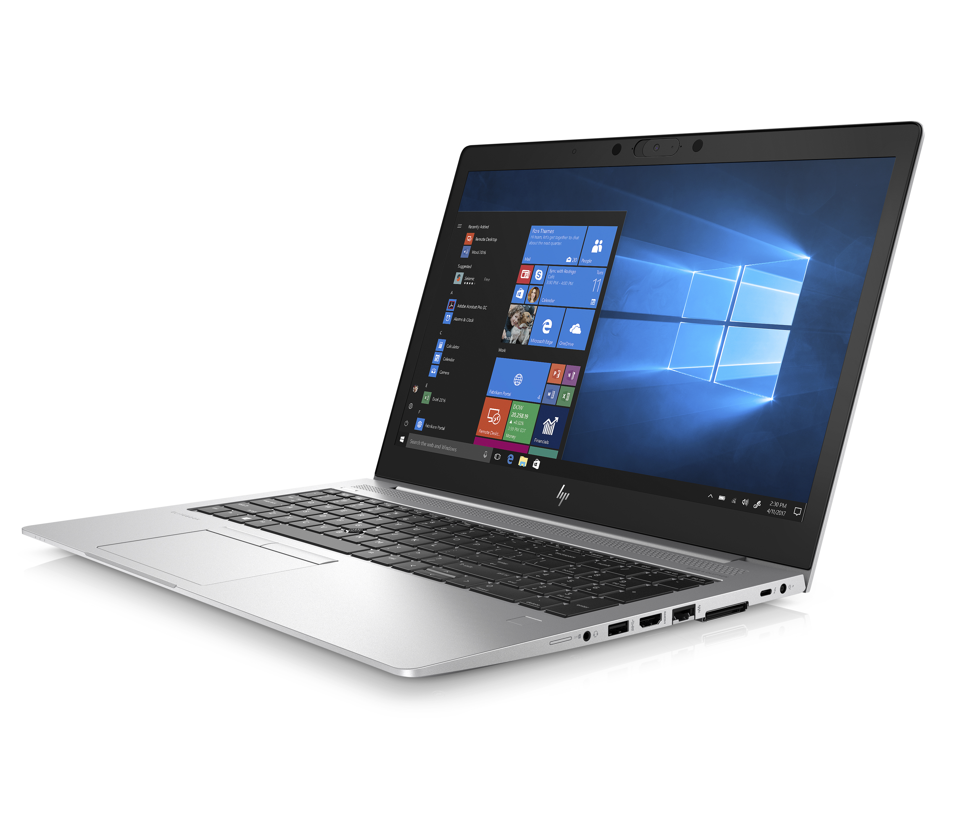 6XD57EA#ACB elitebook 850 g6 15.6"(1920x1080)/intel core i7 8565u(1.8ghz)/16384mb/512ssdgb/nodvd/int:intel hd graphics 620/50whr/war 3y/1.78kg/silver/w10pro + ir cam HP Santreyd  - Вид №2