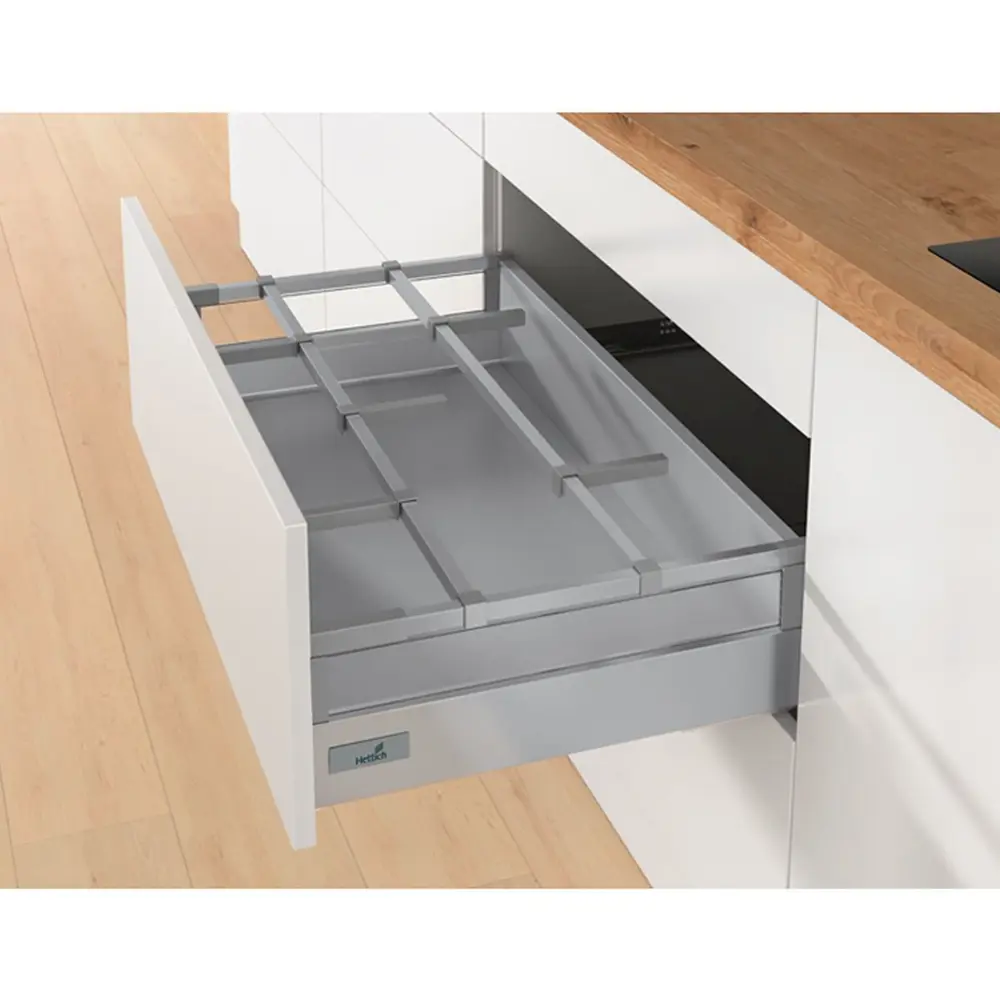 Разделитель для шкафа 3 шт Hettich OrgaStore 410 3.10x3.10x81 см сталь цвет серебристый