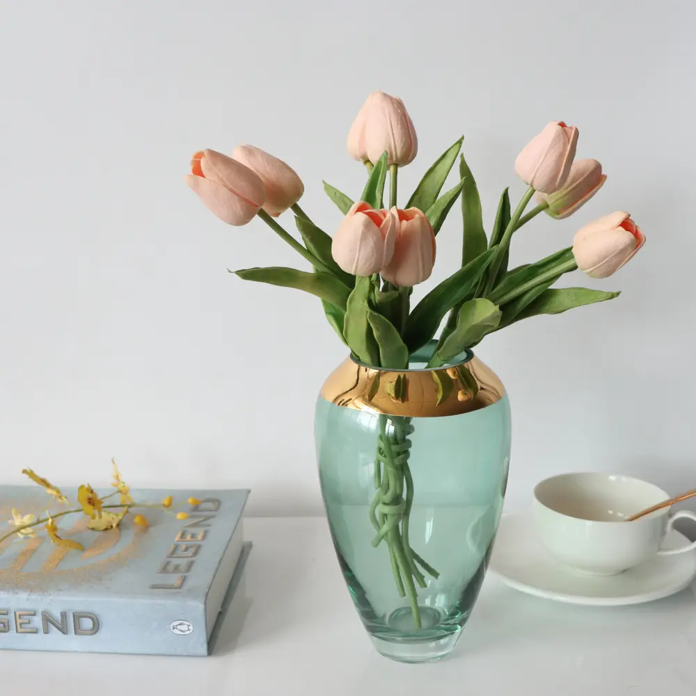 Santreyd Rose — прозрачно-зеленая стеклянная ваза для интерьера 87908763 STLM-0835266