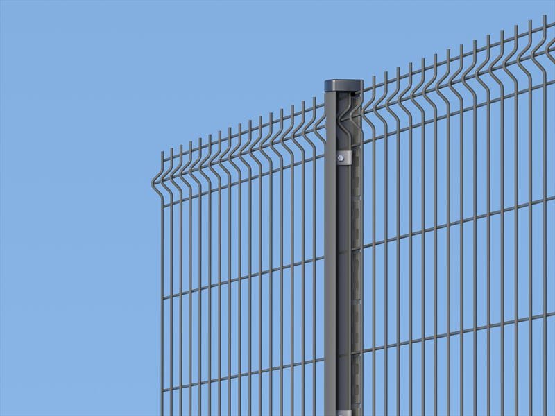 Модульный забор из сварной сетки Ferro Bulloni стертые в панелях ARCH-00044109 - Вид №2