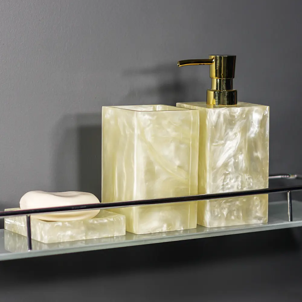 Мыльница Bath Plus Pearl полирезин цвет желтый STLM-2080047 - Вид №2