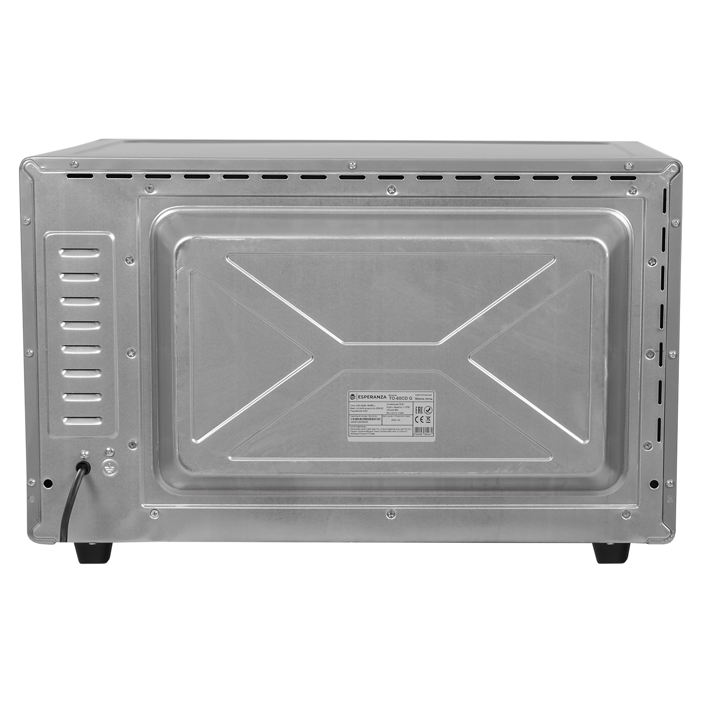 9160735 Мини-печь ESPERANZA TO-60CD G серый STDN-0114500 - Вид №14