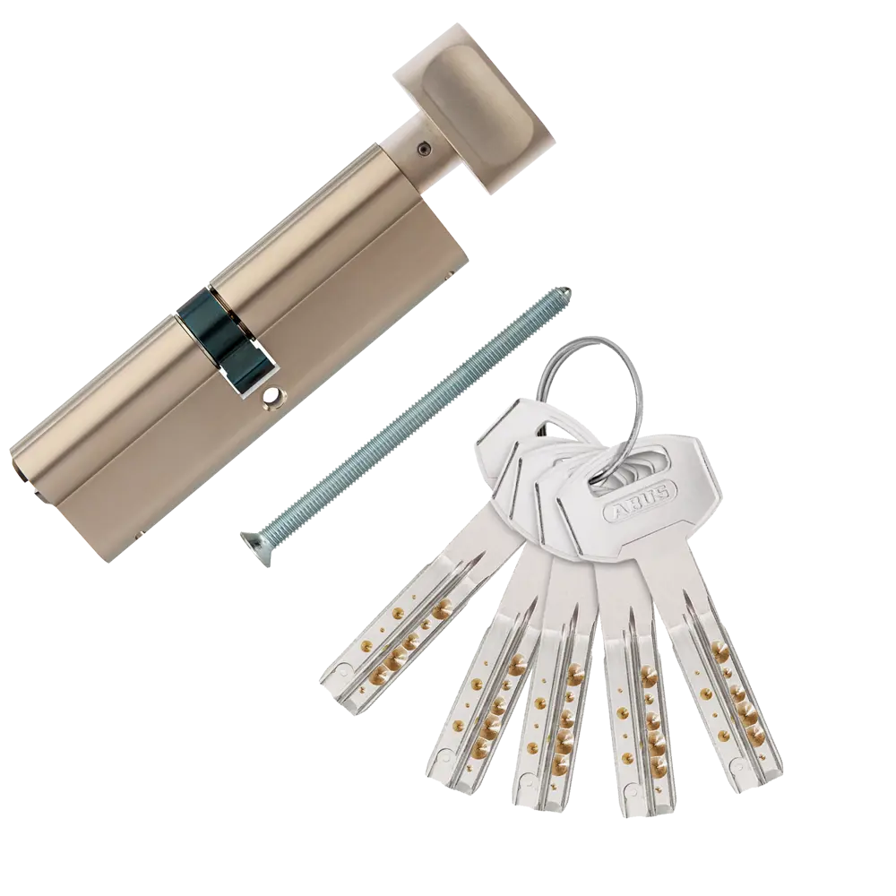 Цилиндр ABUS D12 NIS с защитой от взлома, ключ-вертушка 82732456 D 12 STLM-0034938 - Вид №1