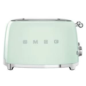 Тостер на 4 ломтика Smeg, пастельно-зеленый