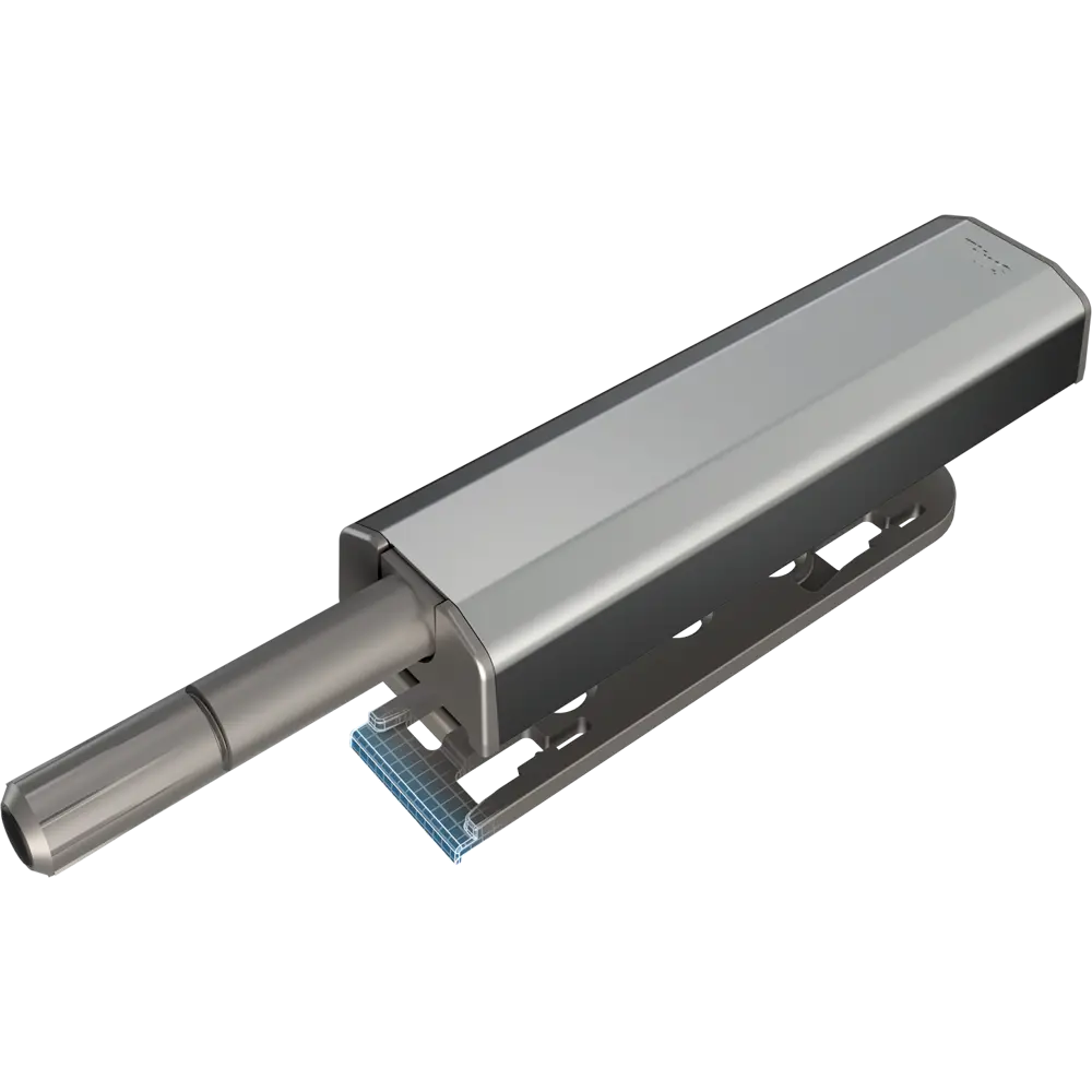 Скрытый механизм открывания Titus Push Latch 80 мм пластик цвет серебро STLM-2187690 - Вид №1