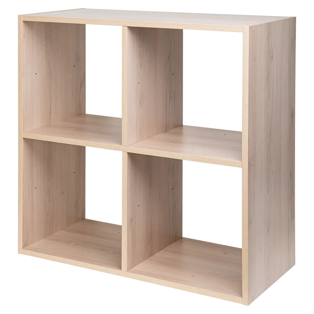 Стеллаж KONSENSA Руан 4 секции 70x70x31.7 см ЛДСП цвет дуб комано STLM-2038029 - Вид №4