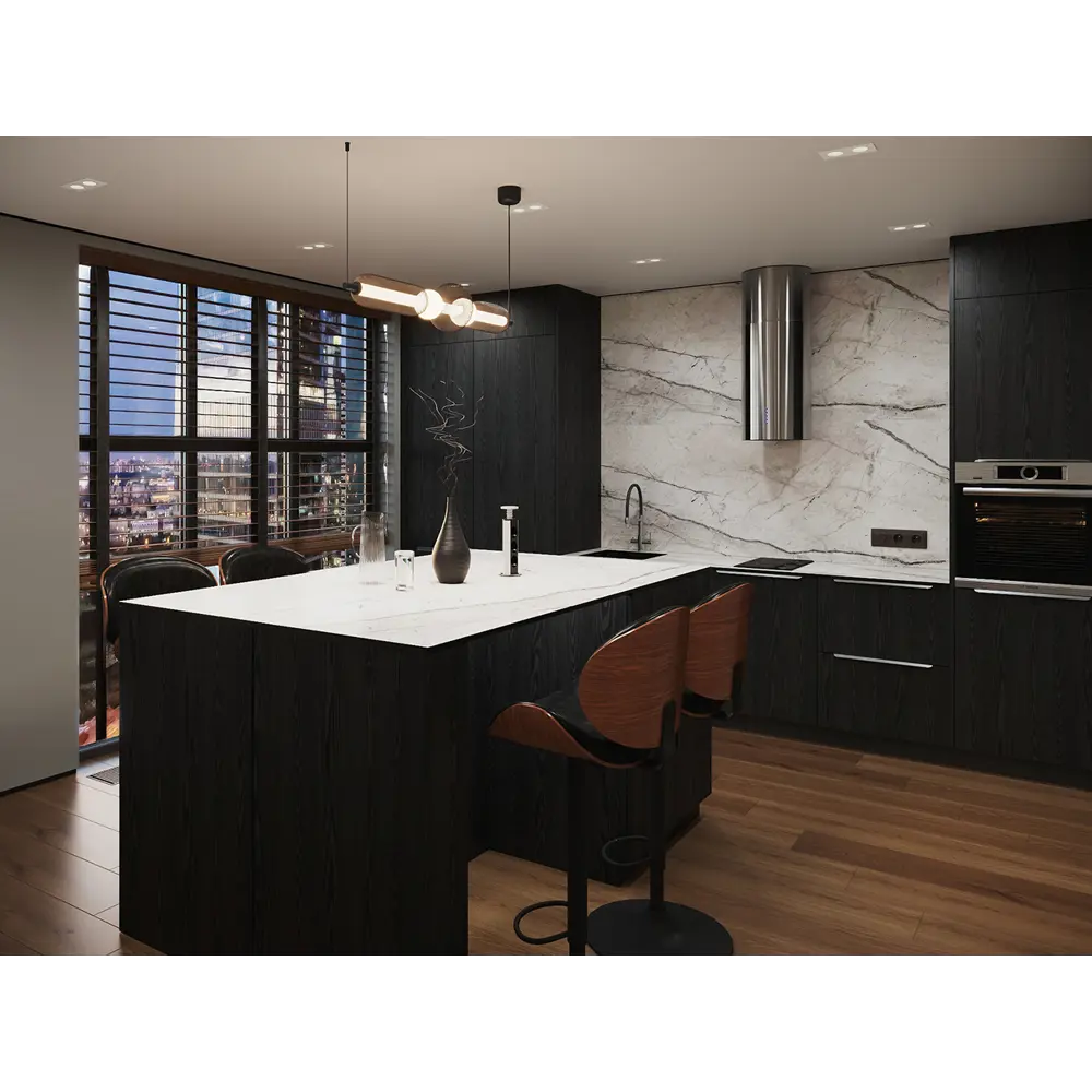 Фасад выдвижного ящика Konsensa Канск 40×13 см черный полуматовый 89423344 STLM-1573179 - Вид №10