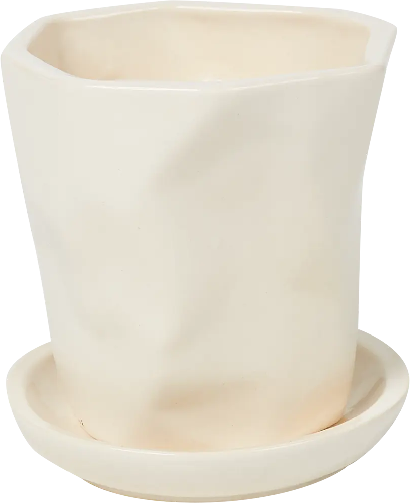 GONCHAR Керамический горшок для цветов Креатив белый 9×9 см 84284827