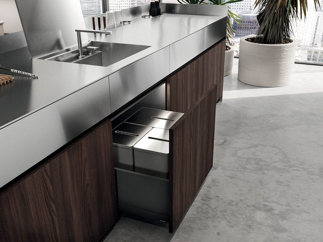 Встроенная кухня Arrital Ak_Project ARCH-00108296 - Вид №7