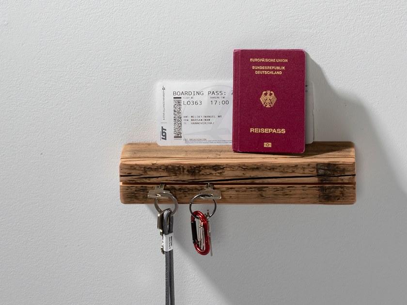 weld & co Полка для ключей из вторичной древесины Legno di recupero Schba01  - Вид №6