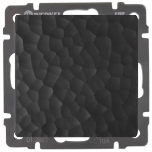 Заглушка накладная Werkel Hammer без заземления цвет черный