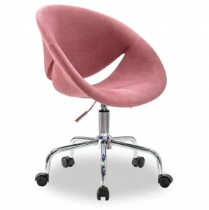 Рабочее креcло на колесах розовое Relax CILEK  00-3832273 Розовый