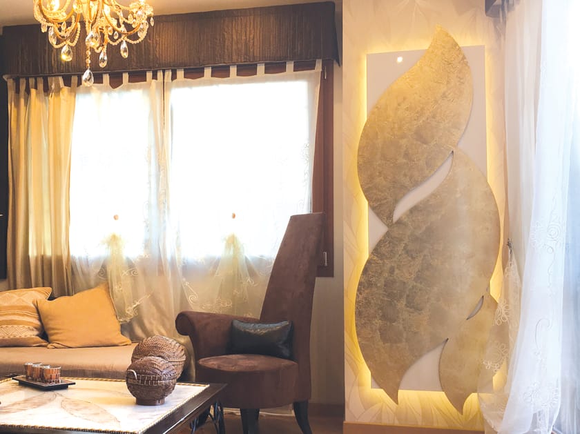 Алюминиевый полотенцесушитель Termo Design двойная пластина-сусальное золото ARCH-00100882