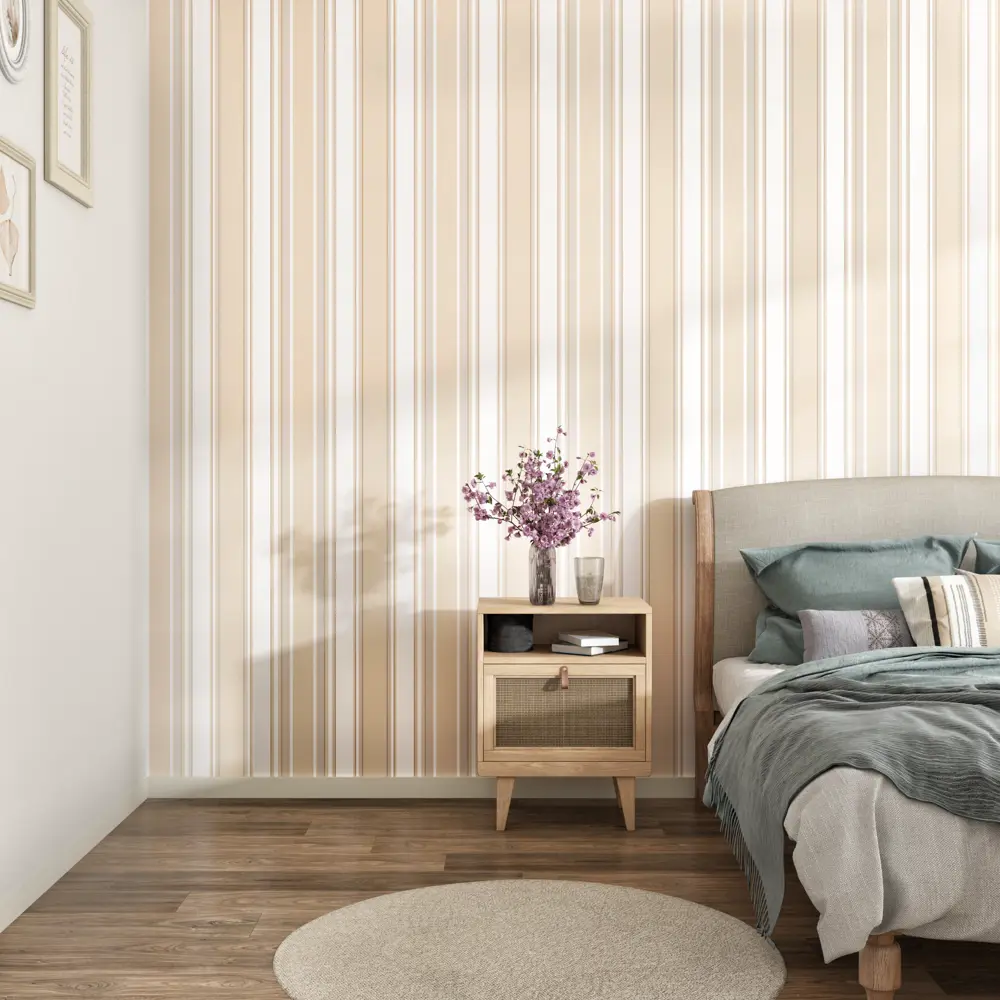 Обои флизелиновые Inspire Josephine бежевые 1.06 м Paper 2 STLM-2133773 - Вид №4