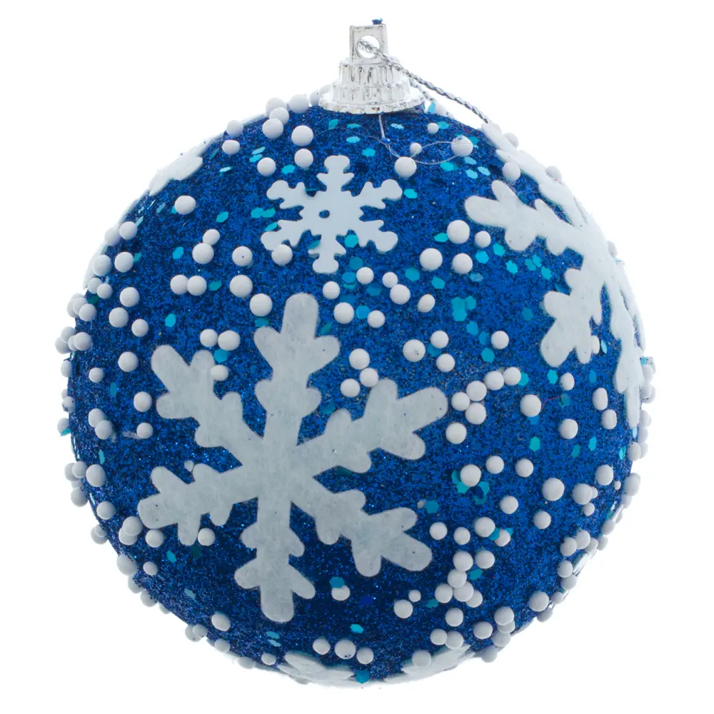 Шар ёлочный «Снежинка» 8 см Santreyd STLM-2031364