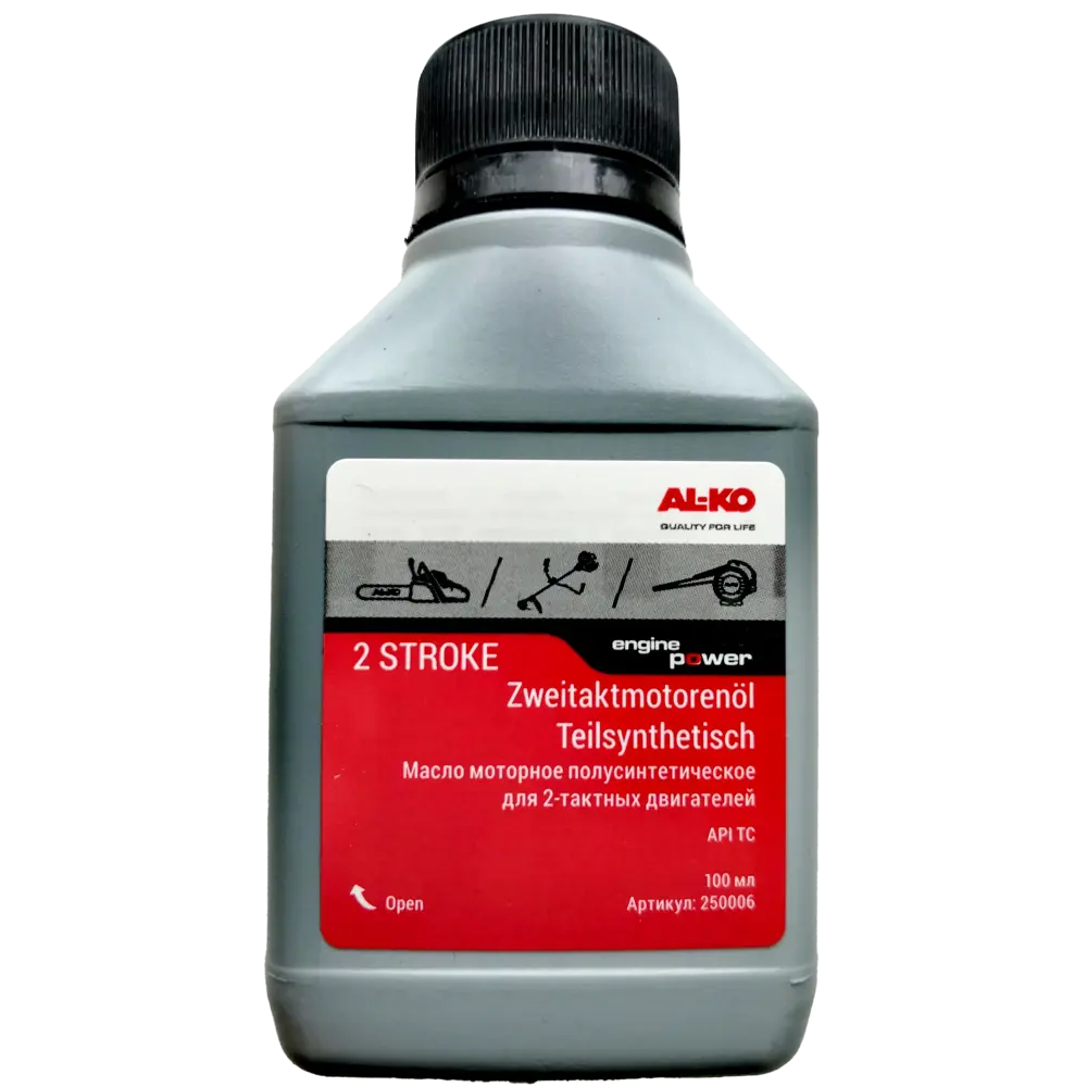 Полусинтетическое масло AL-KO для двухтактных двигателей 0.1 л 89359171 STLM-0954616
