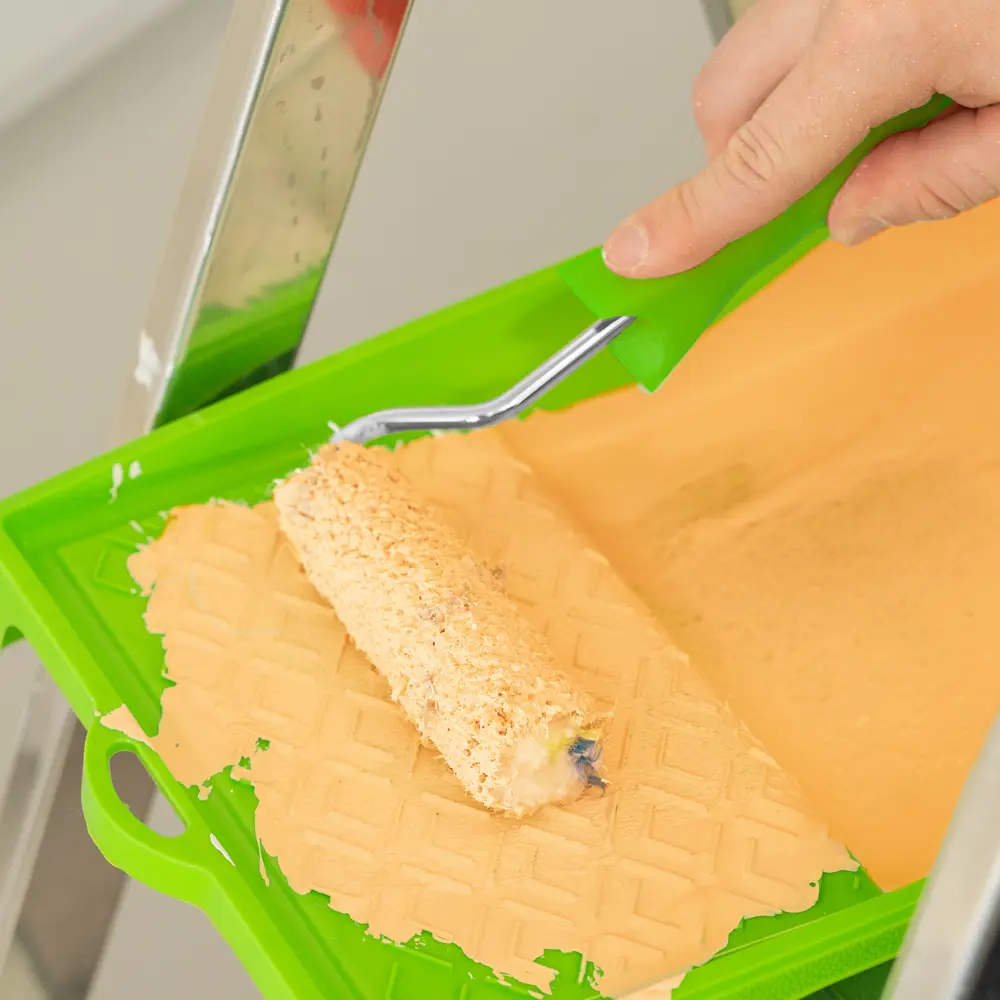 Валик сменный для водных красок 110 мм Сибртех ворс 12 мм полиэстер под бюгель 6 мм STLM-2073107 - Вид №3