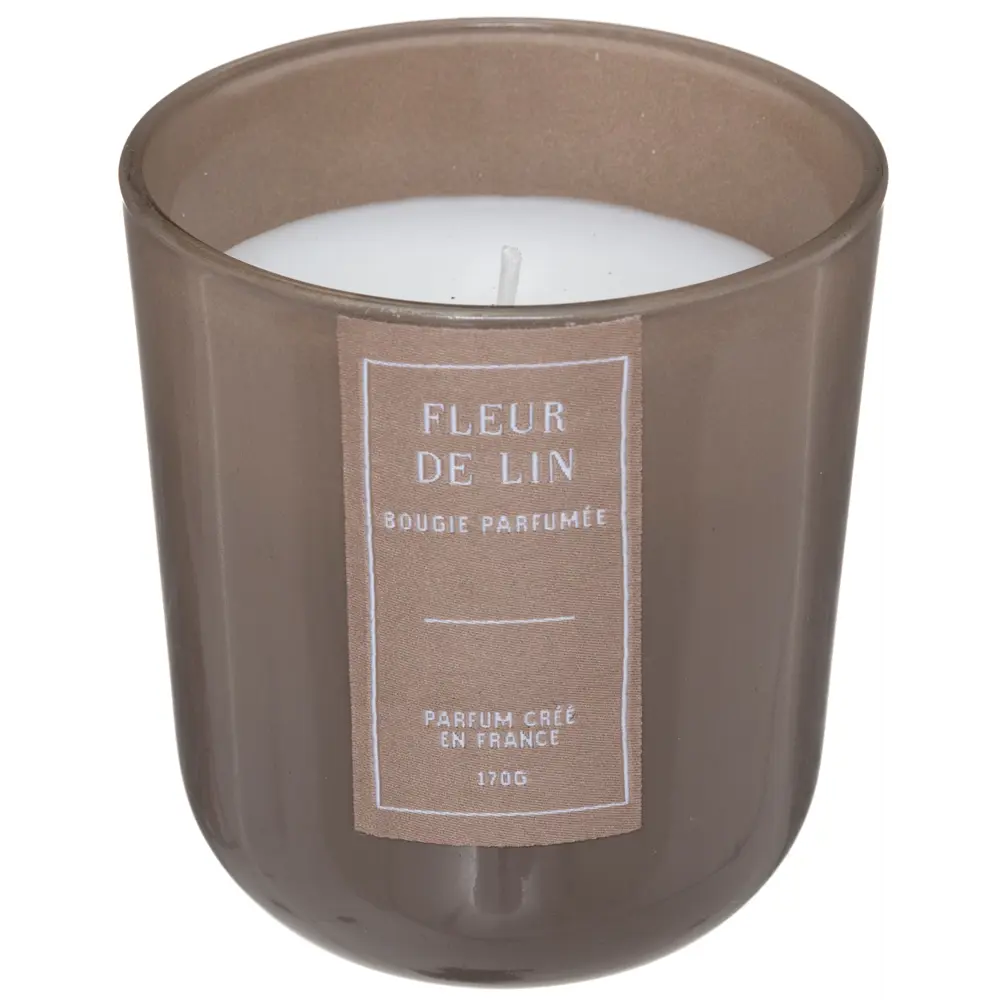 Свеча ароматическая восковая Цветок льна 170 г Atmosphera STLM-2201523