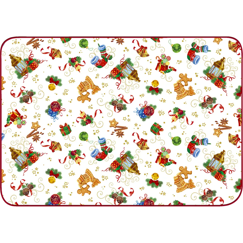 Скатерть «Новый год» прямоугольная 160x135 см цвет белый Santreyd Мажор STLM-2080224 - Вид №1