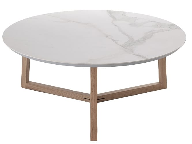 Мраморный круглый низкий журнальный столик I.T.F. Design Astyle ARCH-00126238