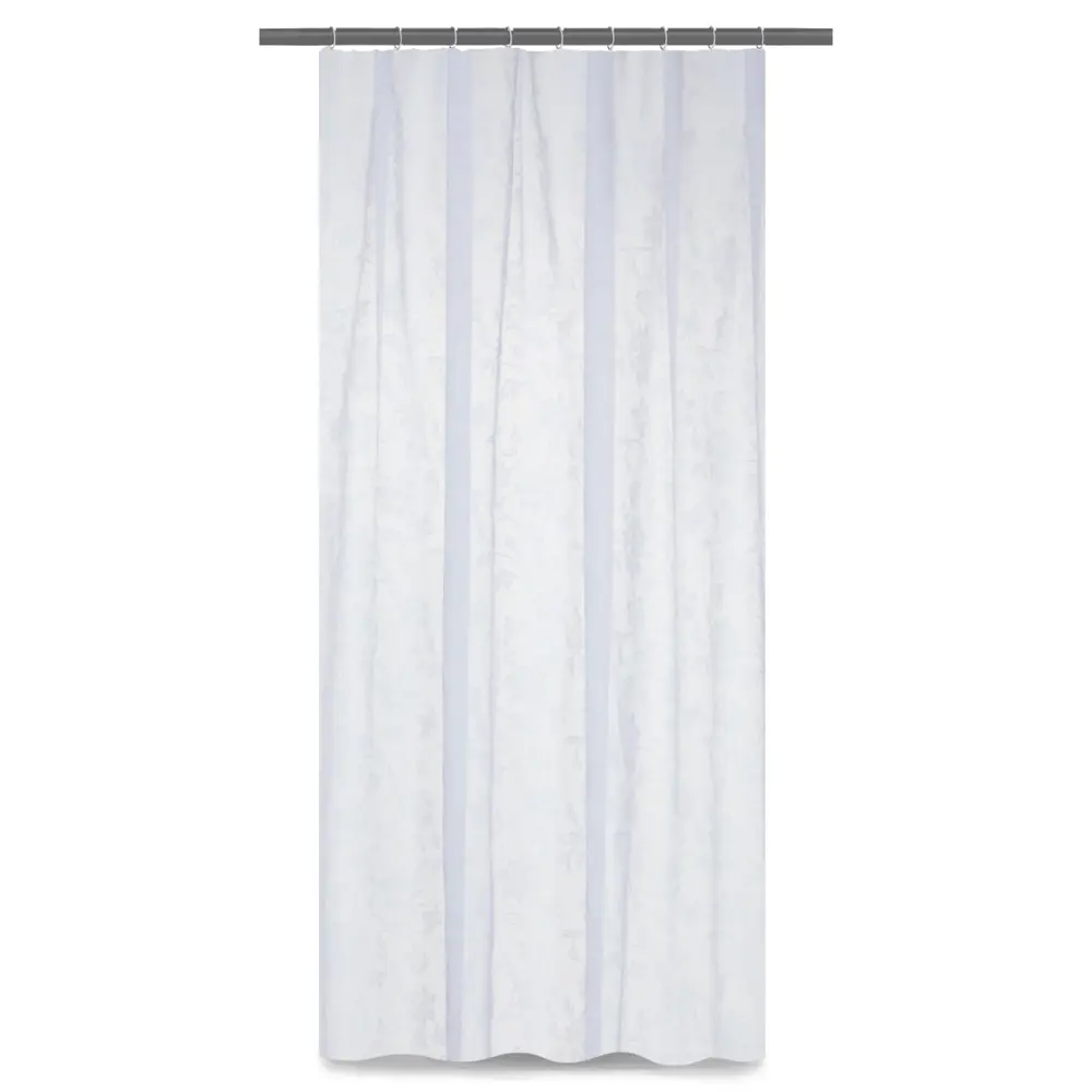 Тюль на ленте «Цветы» 250х260 см вуаль цвет белый GARDEN STLM-2088744