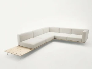 Paola Lenti Угловой диван со съемным чехлом из ткани