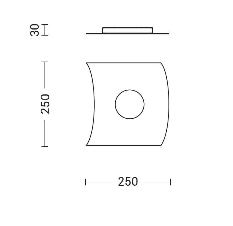 Металлический потолочный светильник Rossini Illuminazione ARCH-00035590 - Вид №3