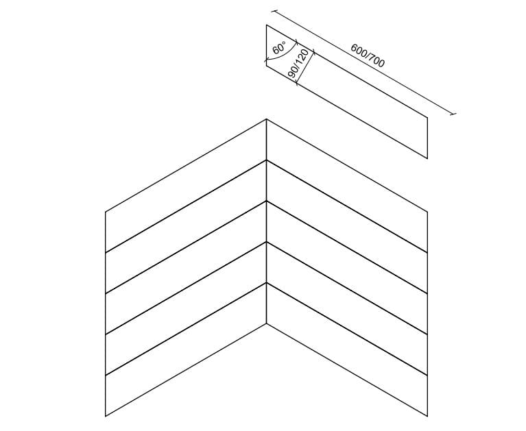 Дубовый паркет Bassano Parquet геометрия-Шипы ARCH-00122202 - Вид №2