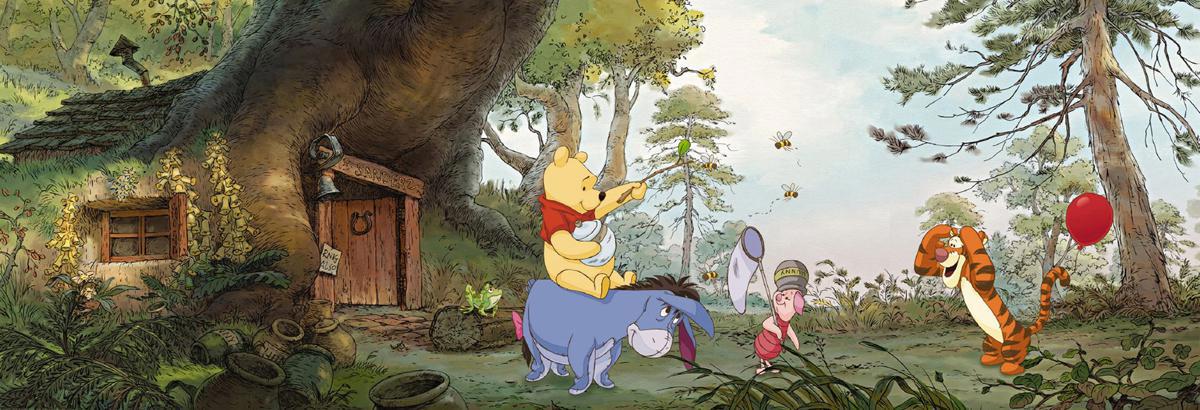 90018323 Фотообои Pooh's House 4-413 184х127 см STLM-0087049 KOMAR