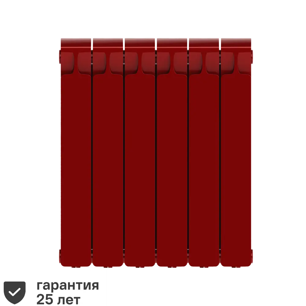 Радиатор секционный Rifar Monolit M50006RAL3011 500/100 6 секций боковое подключение биметалл бордо 82560849 STLM-2170037