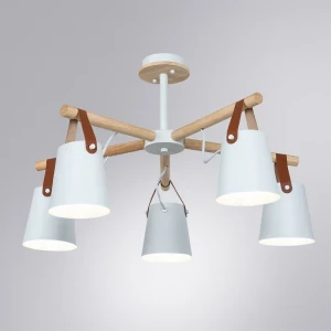 Люстра потолочная Arte lamp A7032pl-5wh 5 ламп 11 м² цвет белый