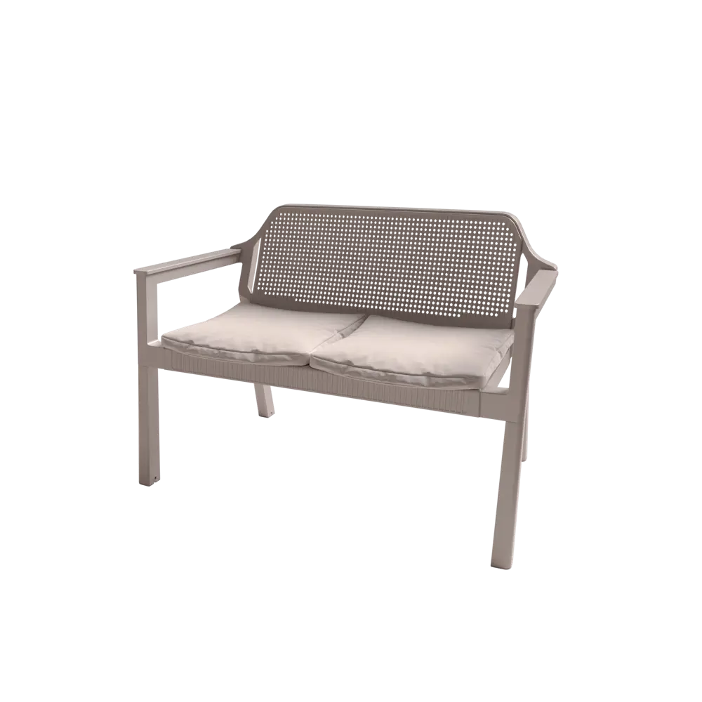 Набор мебели Adriano Easy Comfort полипропилен капучино диван 2 кресла стол STLM-2016020 - Вид №3